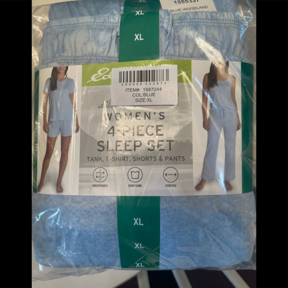 Eddie Bauer 4 pc pajama set